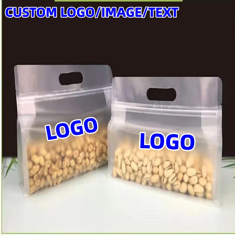 Food Storage Bags Zip Lock Pouch - 50 sacchetti richiudibili in plastica con