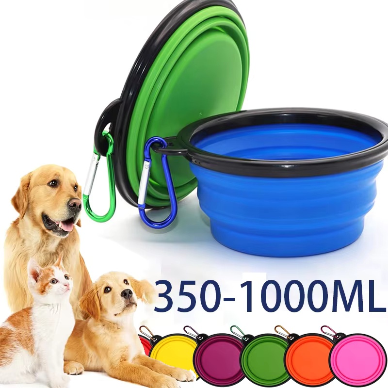 Portion Control Container - Ciotola pieghevole portatile in silicone per