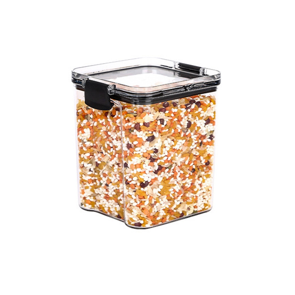 Stackable Pantry Bin - Contenitore Trasparente per Alimenti con Coperchio