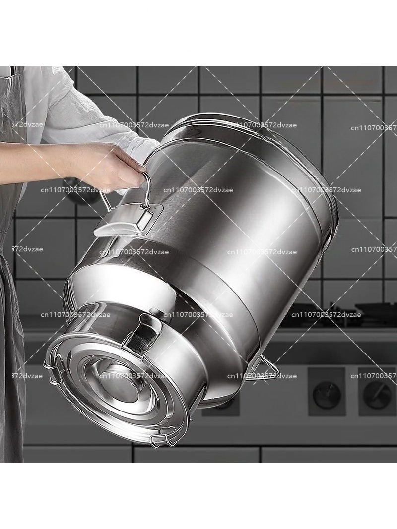 Food Storage Tank - Contenitore Sigillato per Latte in Acciaio