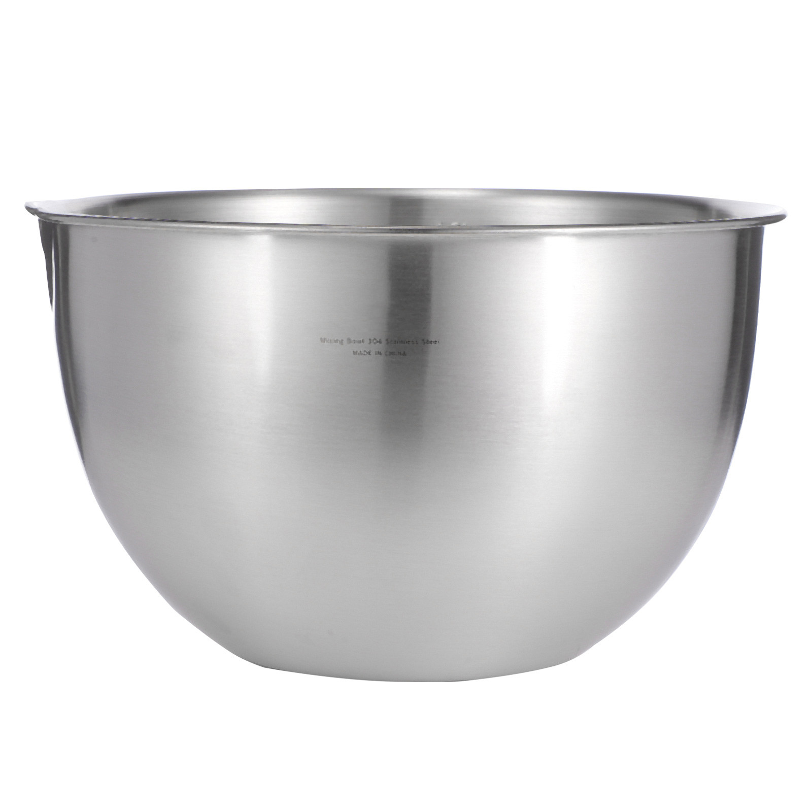 Food Storage In Stainless Steel - Ciotola Rotonda Profonda in Acciaio Inox