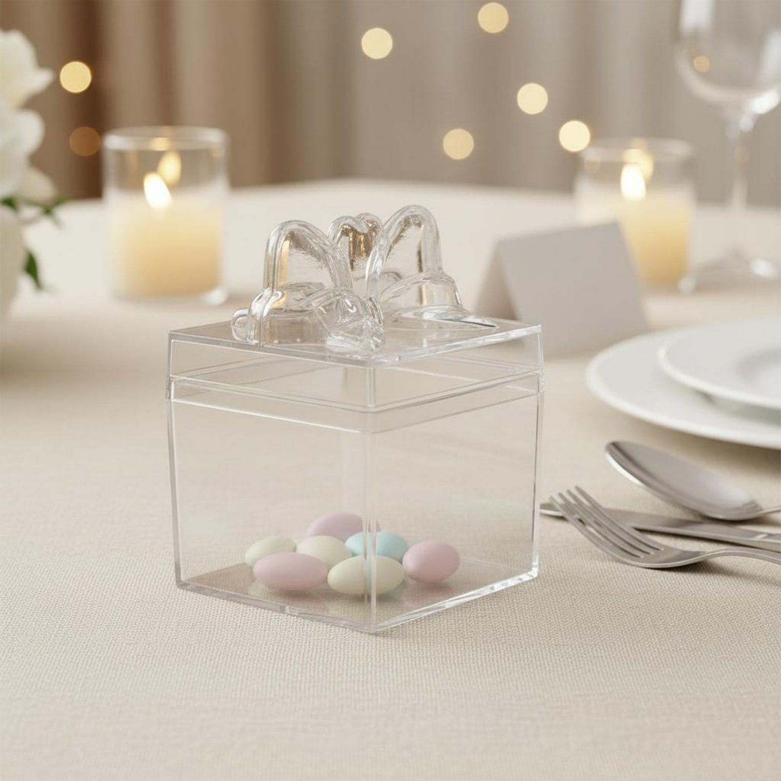Food Storage And Containers - Scatola Trasparente in Plastica per Caramelle