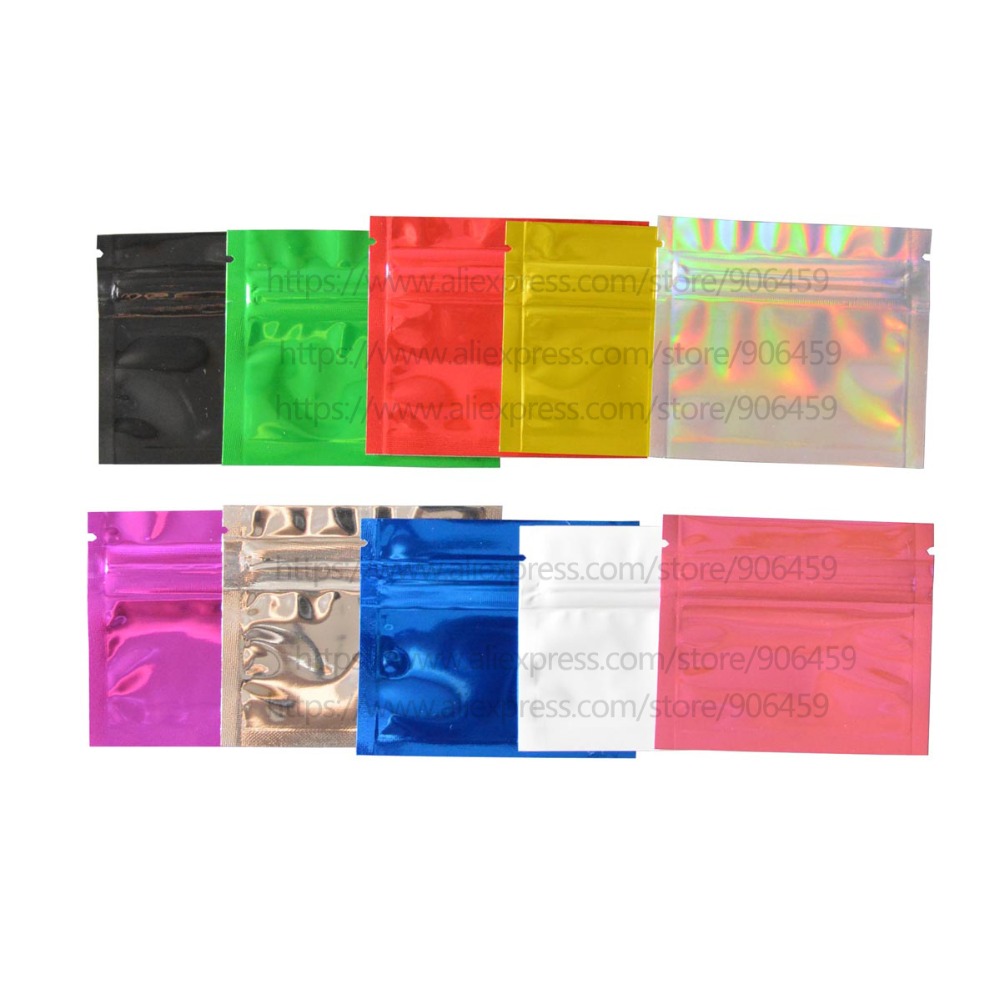 Food Storage Bags Zip Lock Pouch - 100 pz 7.5x6.5 cm (3 ''x