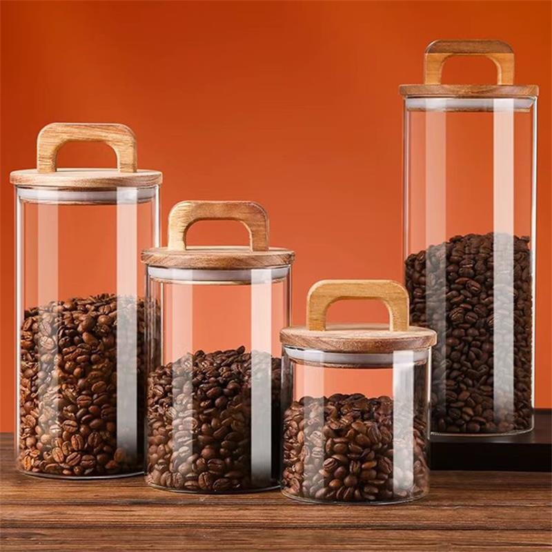 Food Storage Jars With Lids - Barattolo di vetro trasparente con coperchio