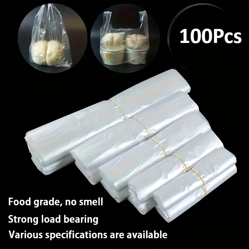 Food Storage Bag - 100 sacchetti di plastica usa e
