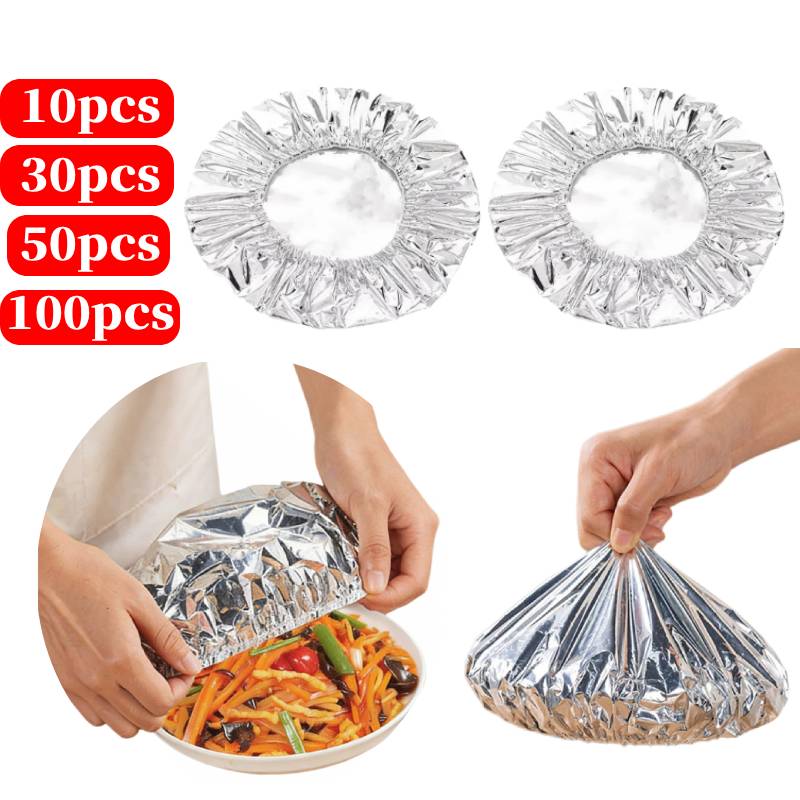 Food Storage Bag - 10-100 Pezzi di Coperture Riutilizzabili in