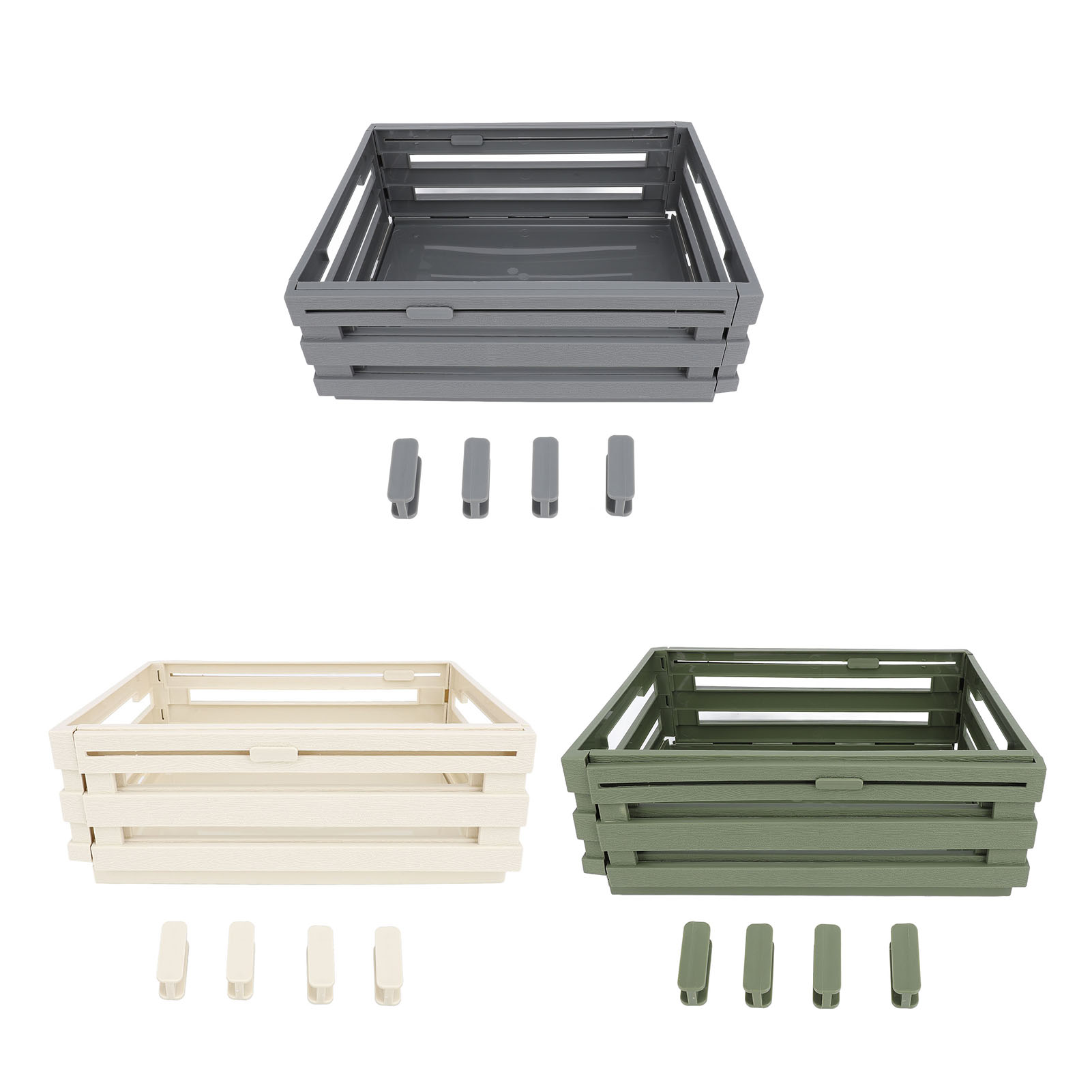 Stackable Pantry Bin - Scatola portaoggetti retrattile Contenitore portaoggetti impilabile