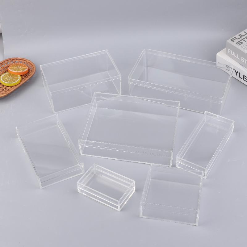 Food Storage Plants - Scatola di Stoccaggio Rettangolare in Acrilico