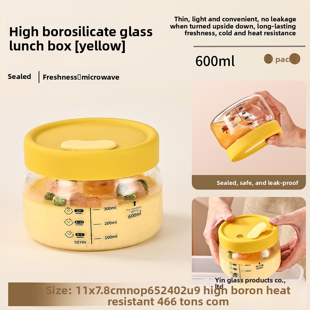Food Storage Safety - Contenitore per alimenti in vetro Contenitore