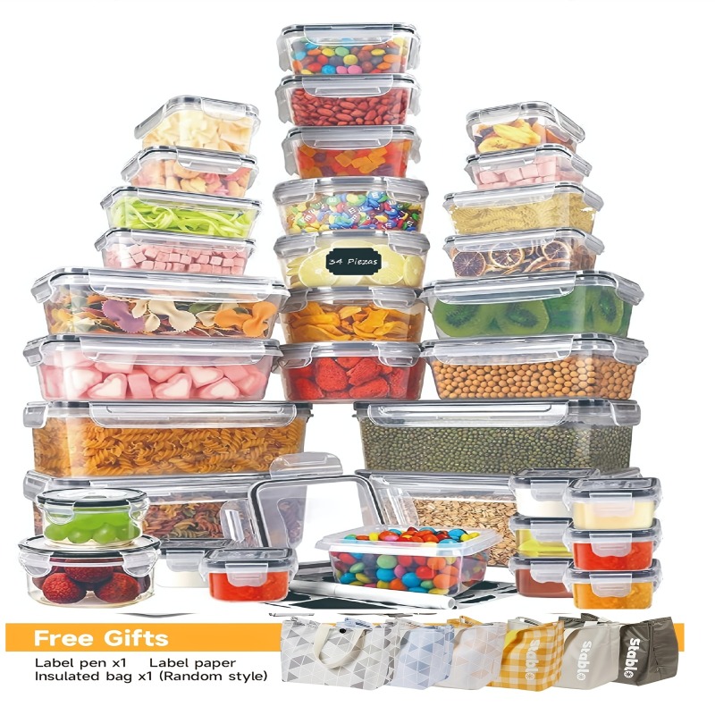 Food Storage Tank - Set di 48 Contenitori per Alimenti