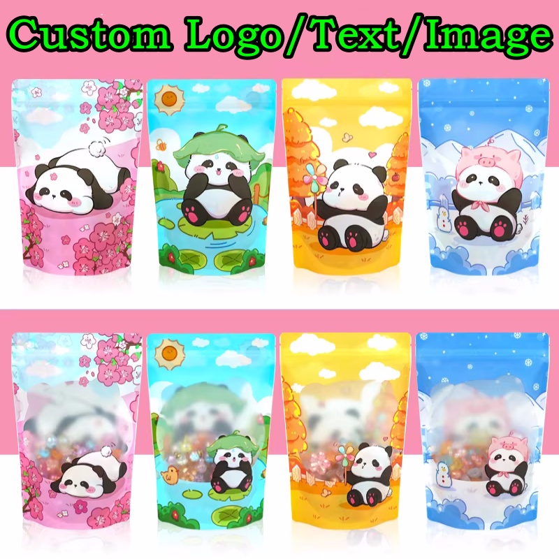 Food Storage Bags Zip Lock Pouch - 100 Sacchetti in Alluminio con Zip