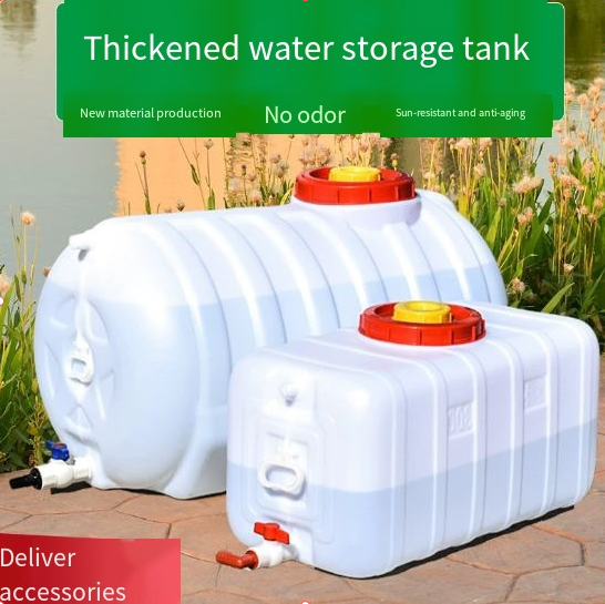 Food Storage Tank - Fusto Orizzontale in Plastica per Alimenti