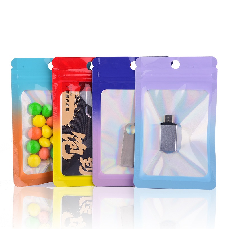 1000 pz Laser Sfumatura di Col - Food Storage Bags Zip Lock Pouch recensione e prezzo