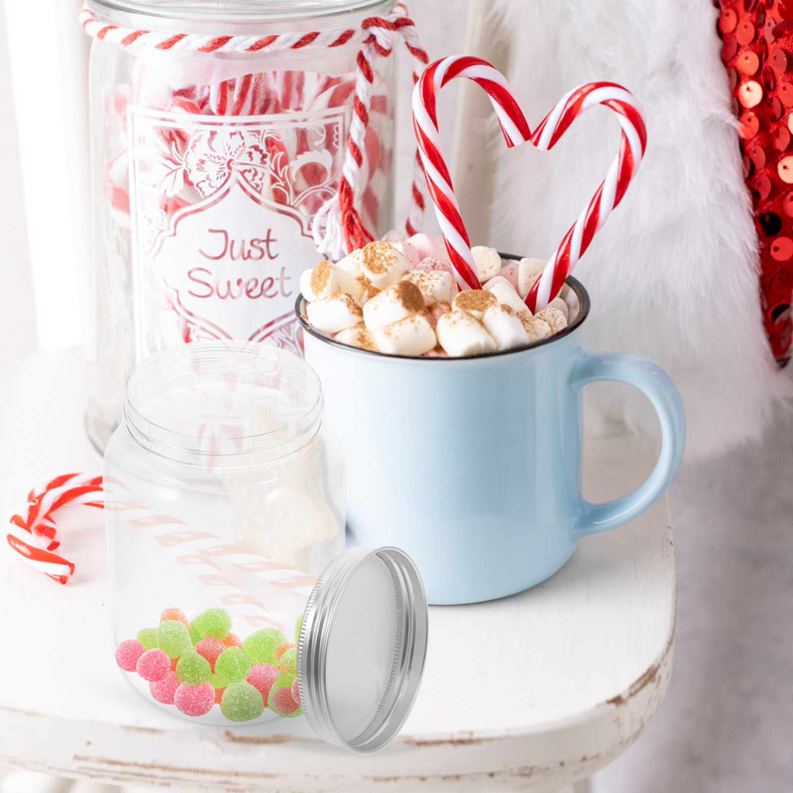 Set di 4 Barattoli in Plastica - Food Storage Jars With Lids recensione e prezzo