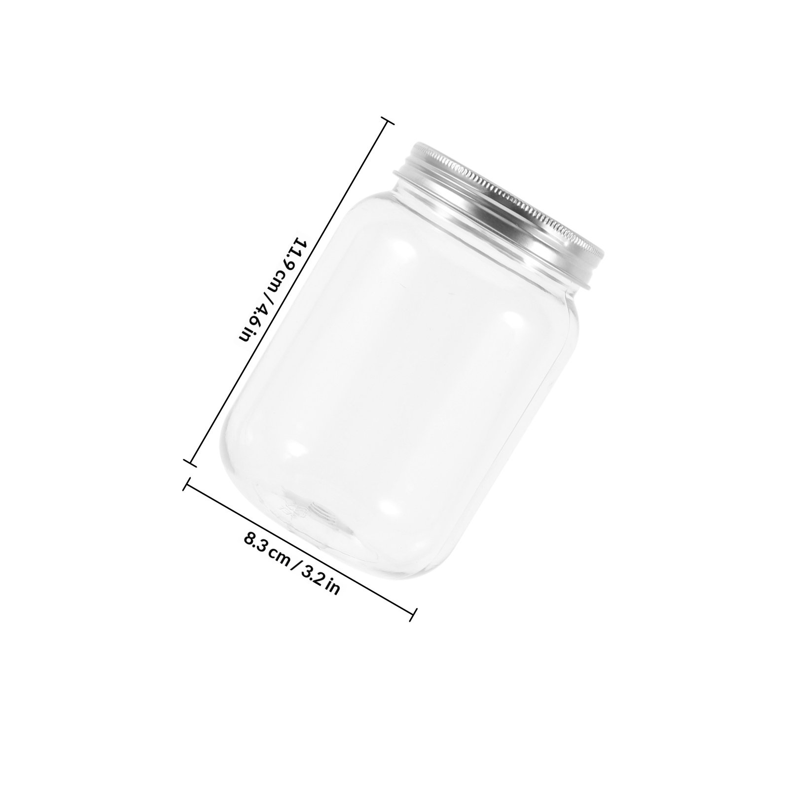 Set di 4 Barattoli in Plastica - Food Storage Jars With Lids recensione e prezzo