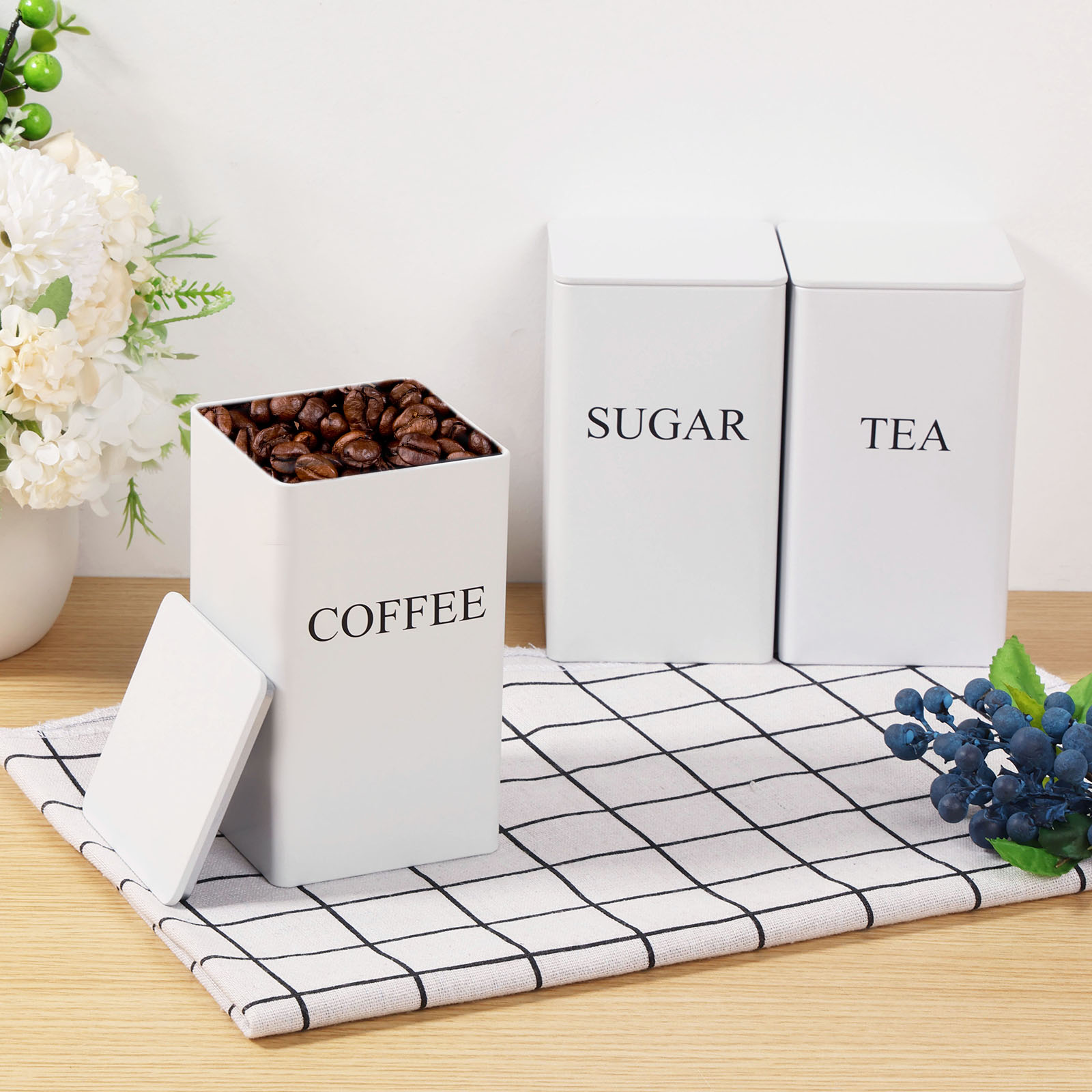 3 pezzi contenitori per la con - Food Storage Jars With Lids recensione e prezzo