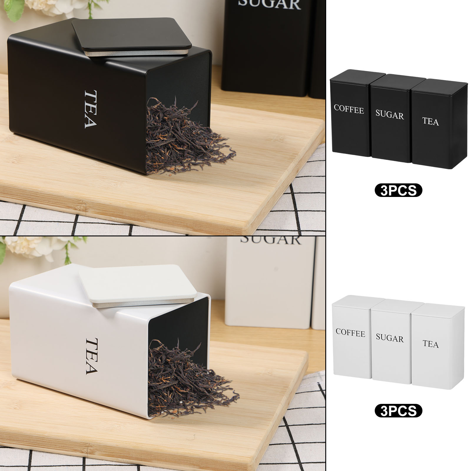 3 pezzi contenitori per la con - Food Storage Jars With Lids recensione e prezzo
