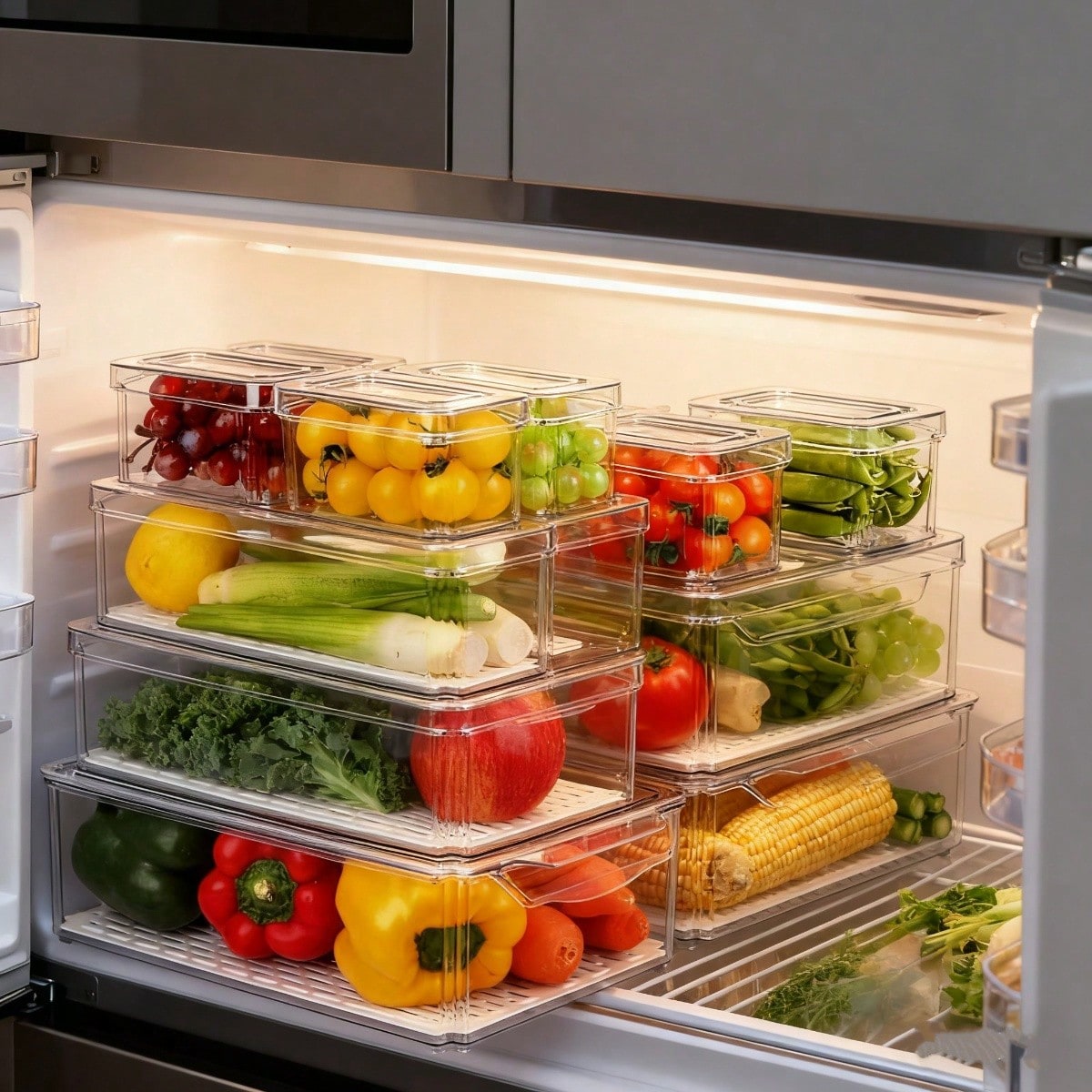 Set di 7 Contenitori Impilabil - Stackable Pantry Bin recensione e prezzo