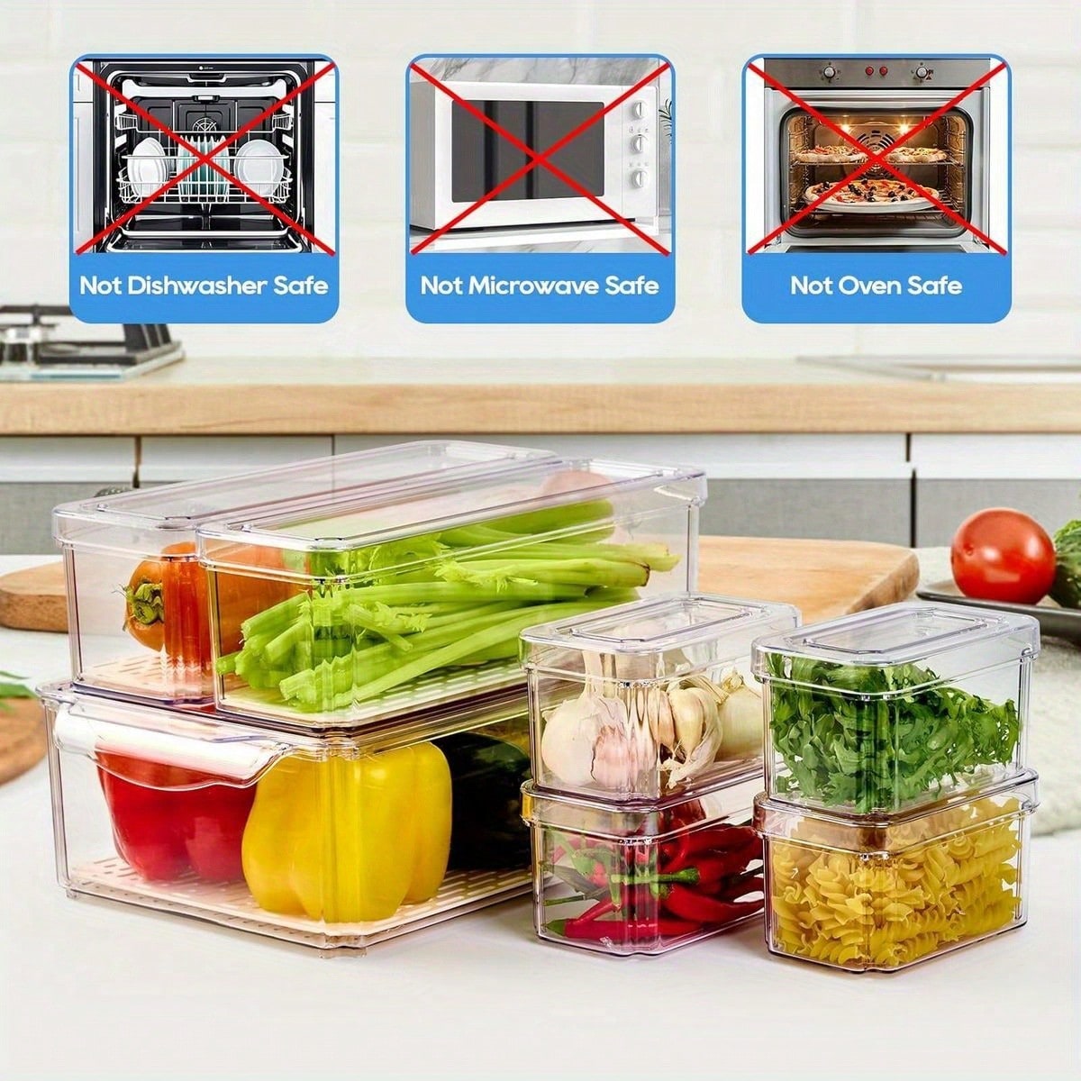 Set di 7 Contenitori Impilabil - Stackable Pantry Bin recensione e prezzo