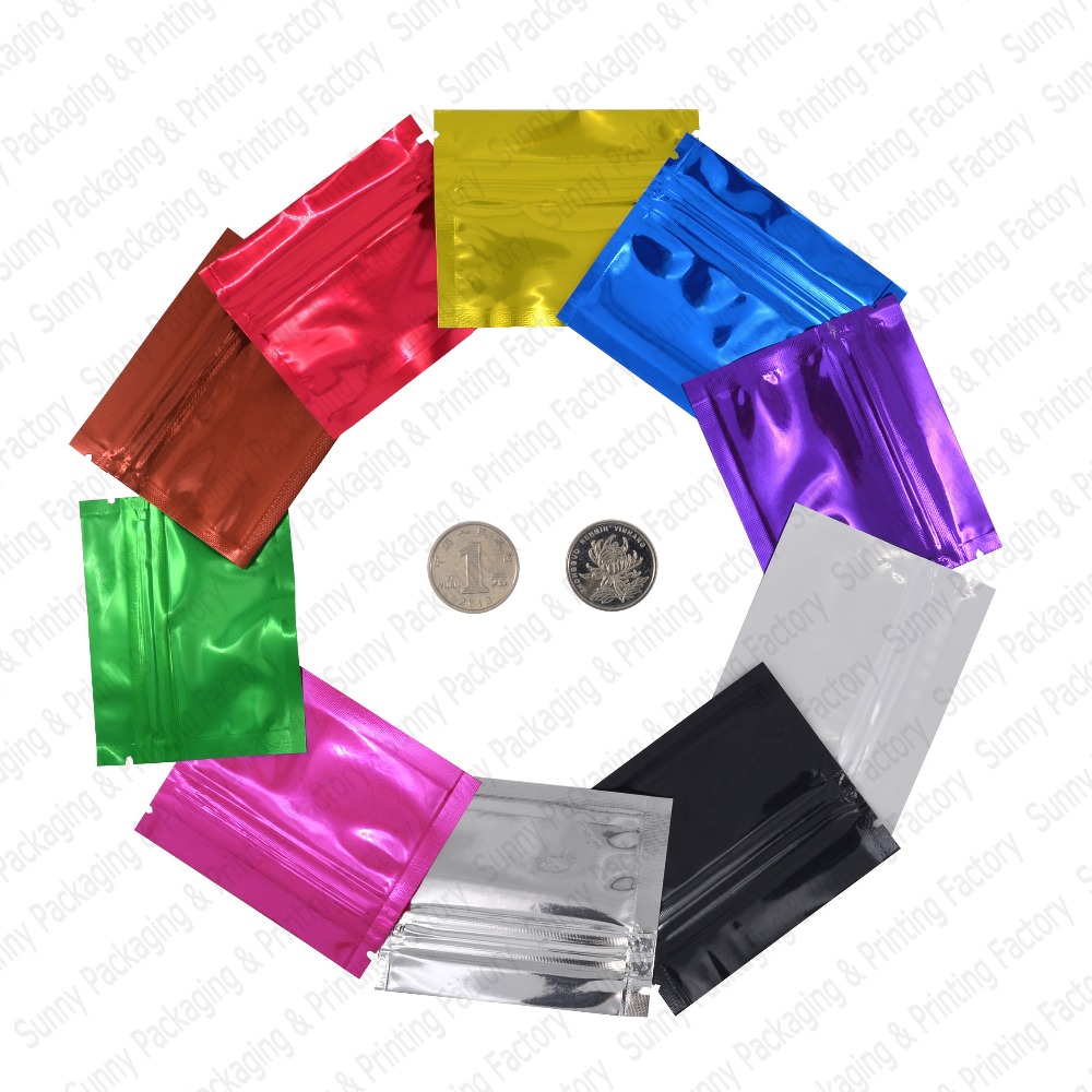 100 pz 7.5x6.5 cm (3 ''x 2.5'' - Food Storage Bags Zip Lock Pouch recensione e prezzo