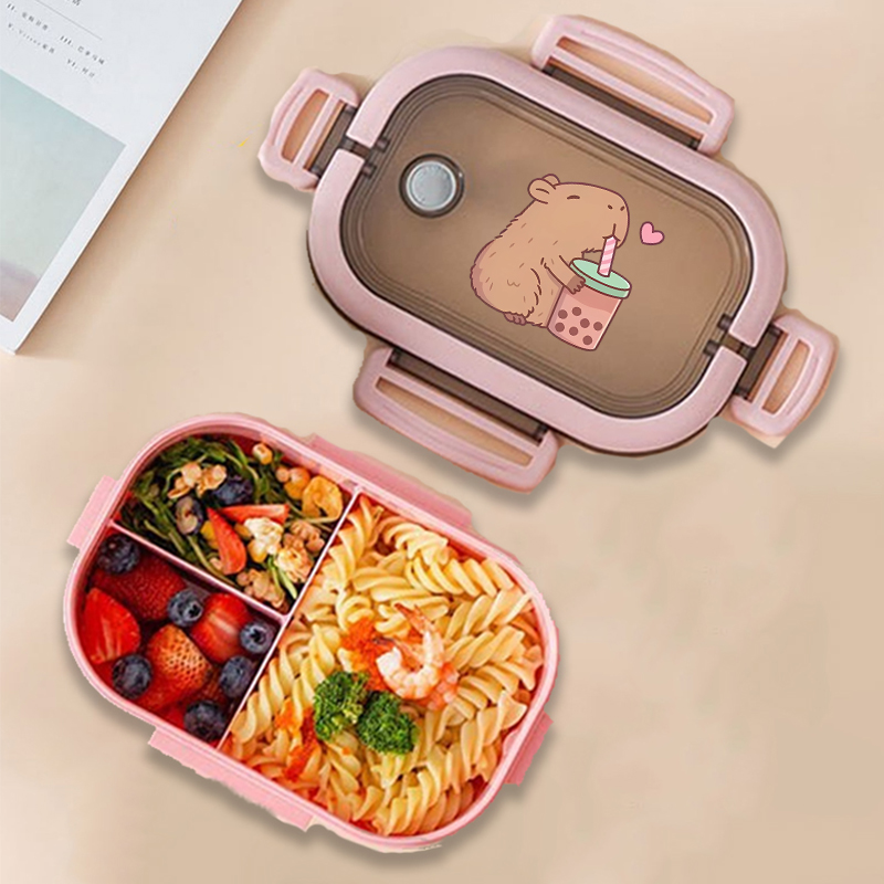 Capybara Bento Lunch Box Anime - Food Storage And Organizer recensione e prezzo