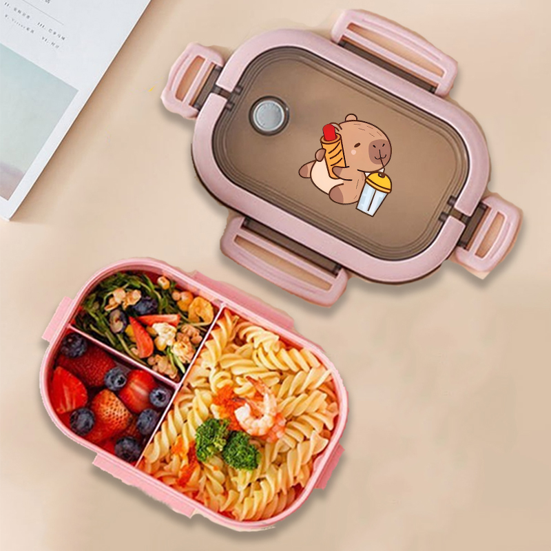 Capybara Bento Lunch Box Anime - Food Storage And Organizer recensione e prezzo