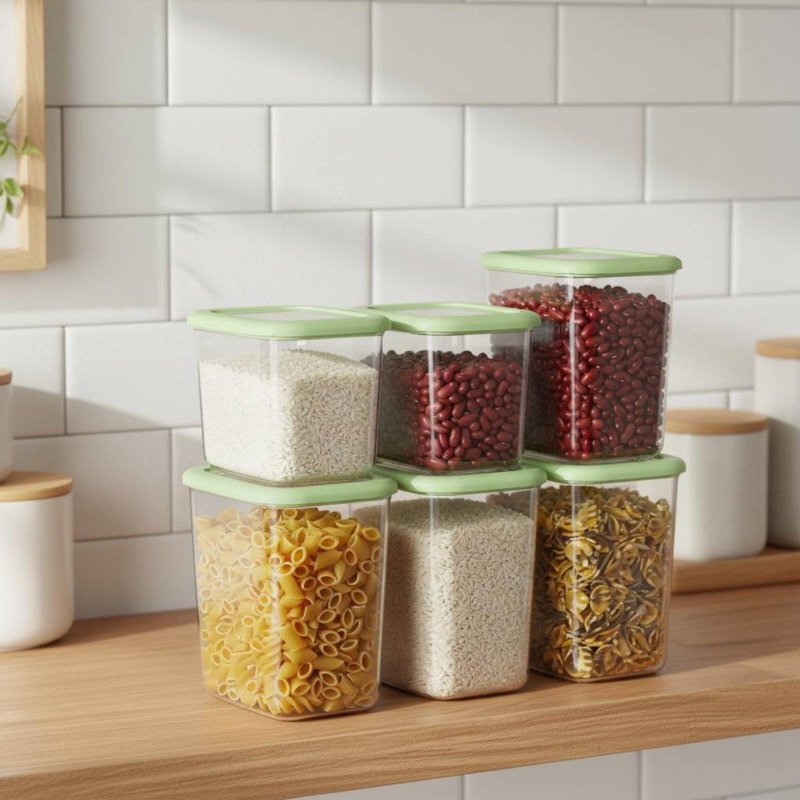 Set di 6 Contenitori Ermetici  - Stackable Pantry Bin recensione e prezzo