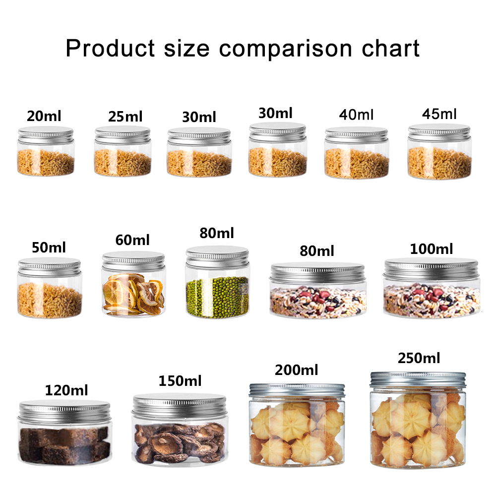 1-10 pezzi 20/25/30/40/45-250m - Food Storage Jars With Lids recensione e prezzo