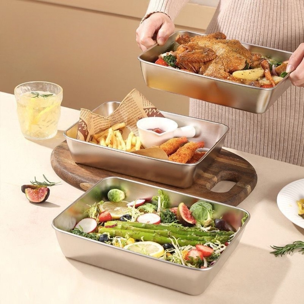 Vassoio da portata in acciaio  - Food Storage Stainless Steel recensione e prezzo