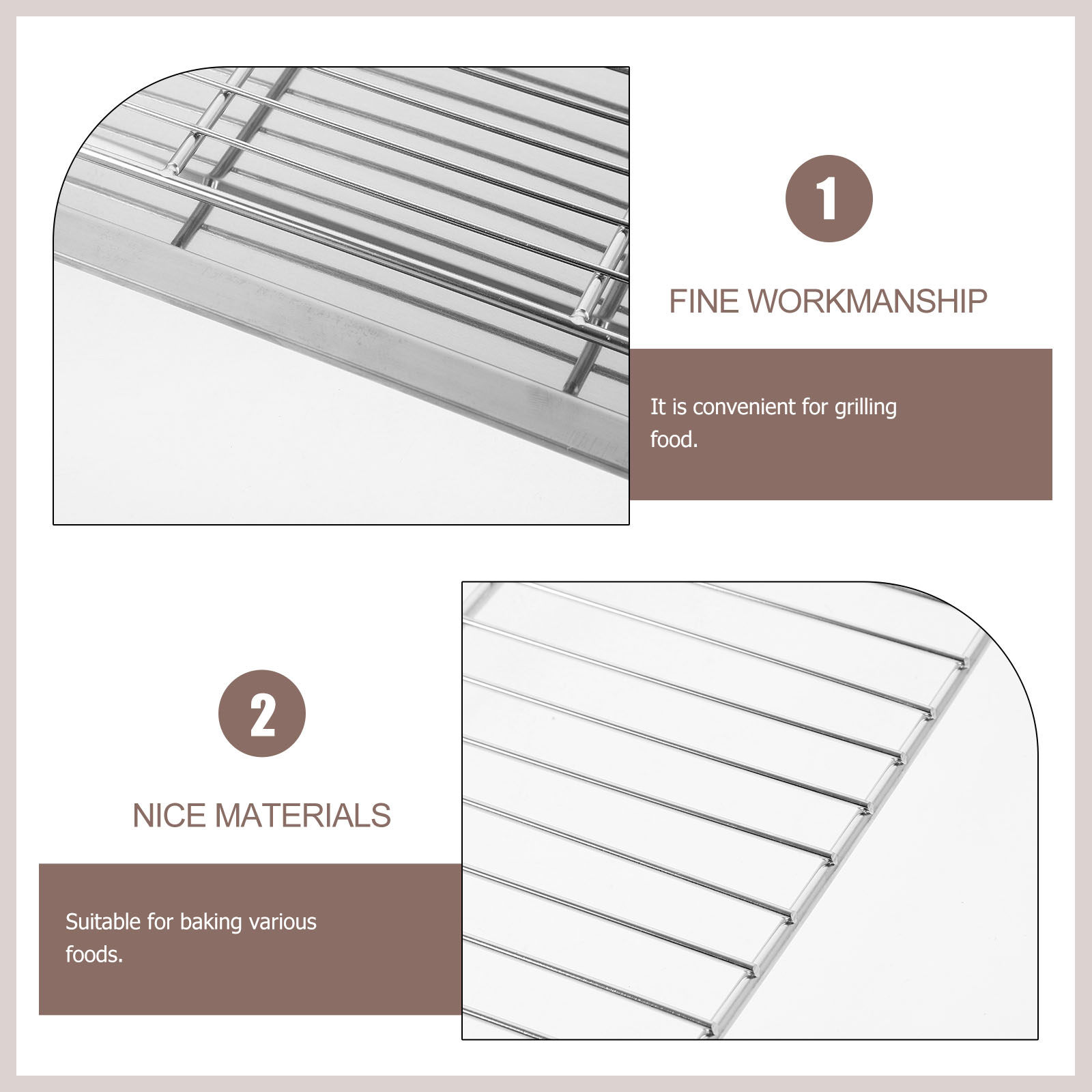 Set di 1 Griglia da Forno in A - Food Storage In Stainless Steel recensione e prezzo