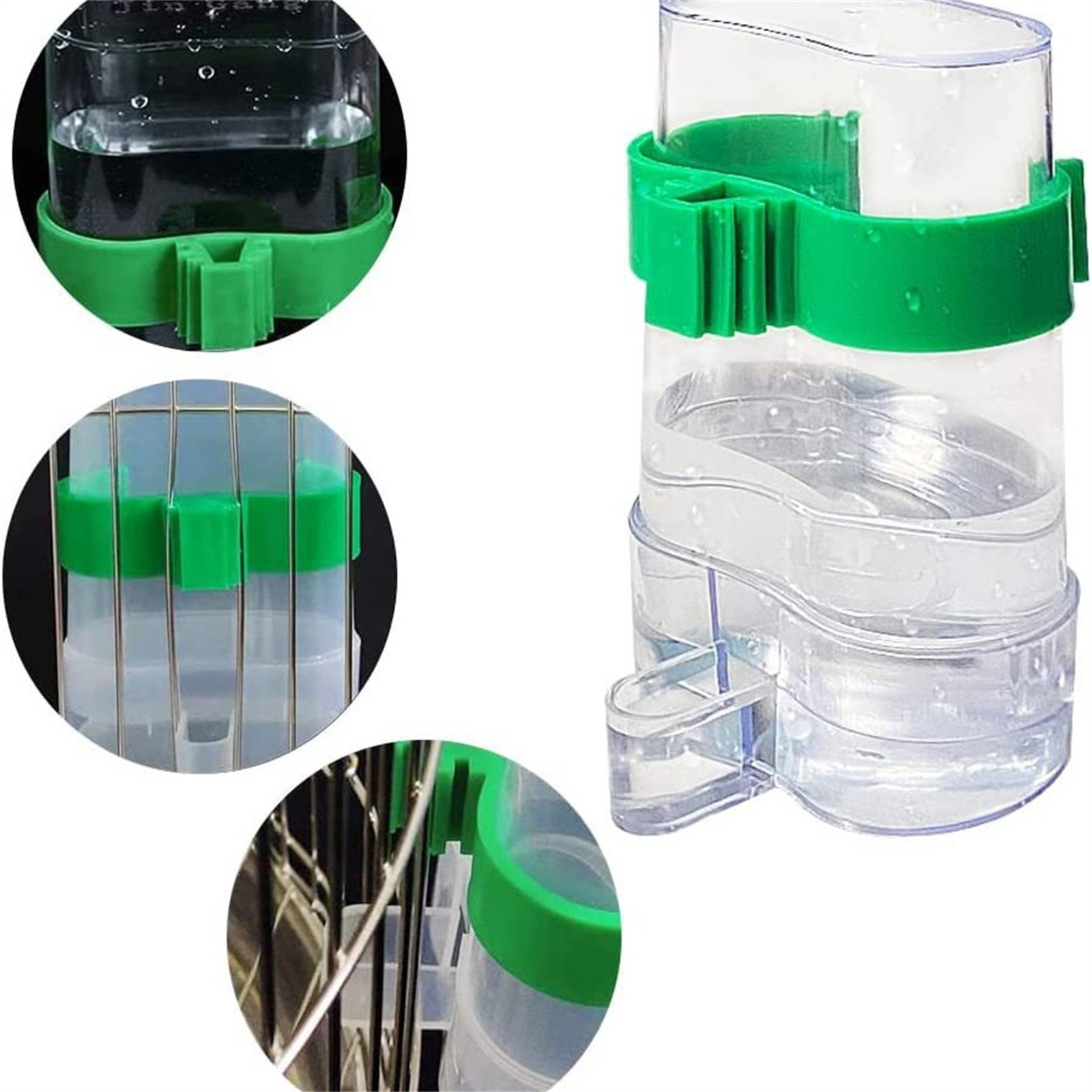 Bevitore d'acqua per uccelli C - Portion Control Container recensione e prezzo