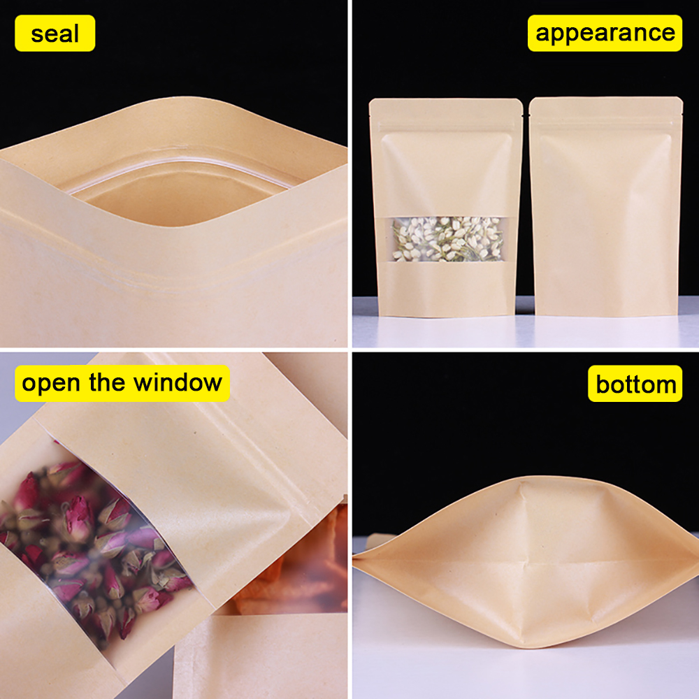 100 pezzi di imballaggio con c - Food Storage Bags Zip Lock Pouch recensione e prezzo