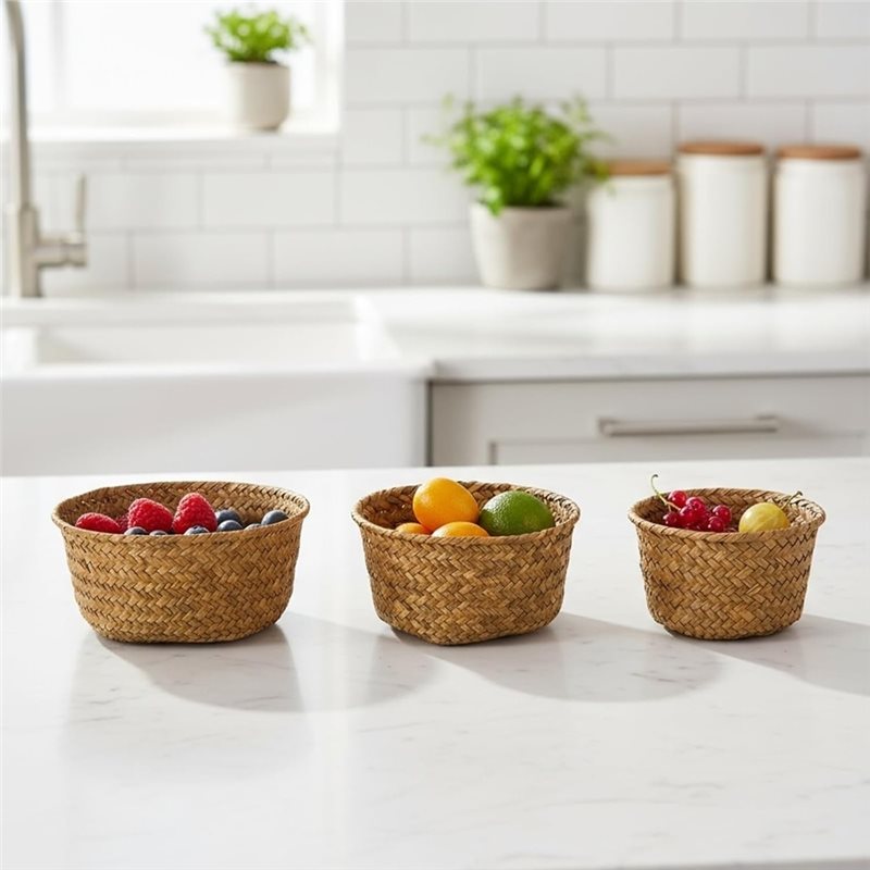 SHGO - Set di 3 Cesti Contenit - Stackable Pantry Bin recensione e prezzo