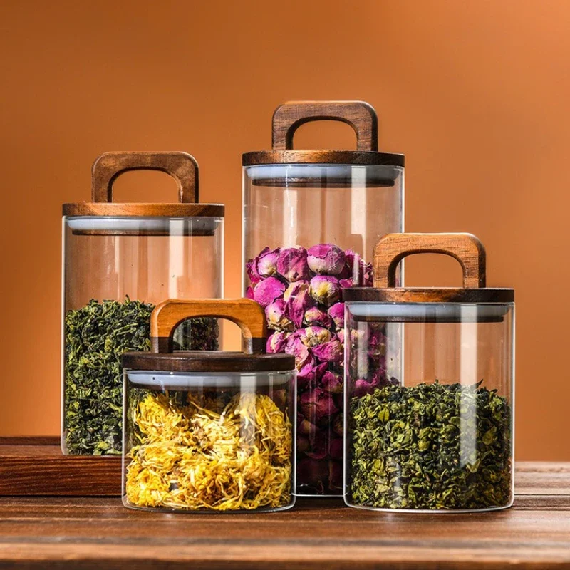 Barattolo di vetro trasparente - Food Storage Jars With Lids recensione e prezzo