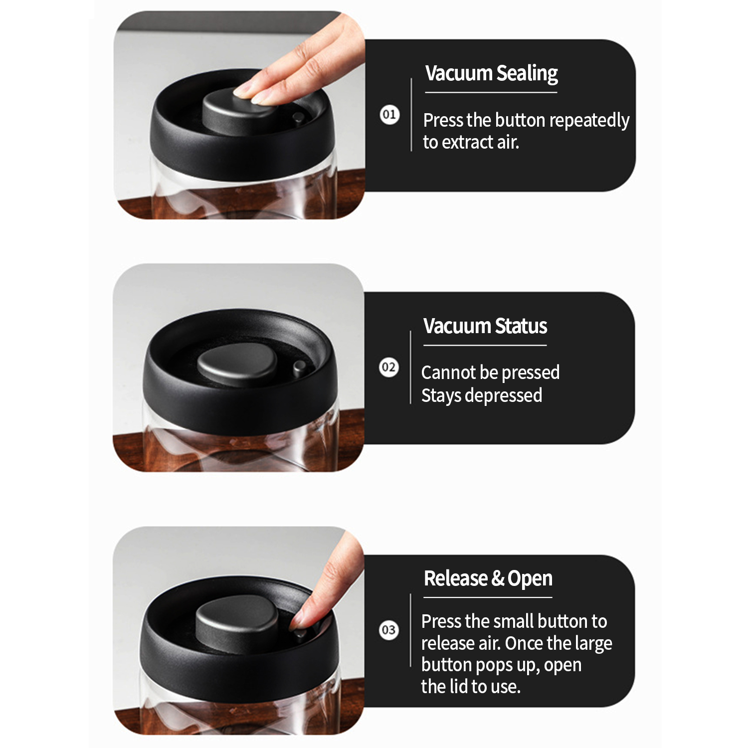 OANKR Contenitore Sottovuoto p - Food Storage Containers Glass recensione e prezzo