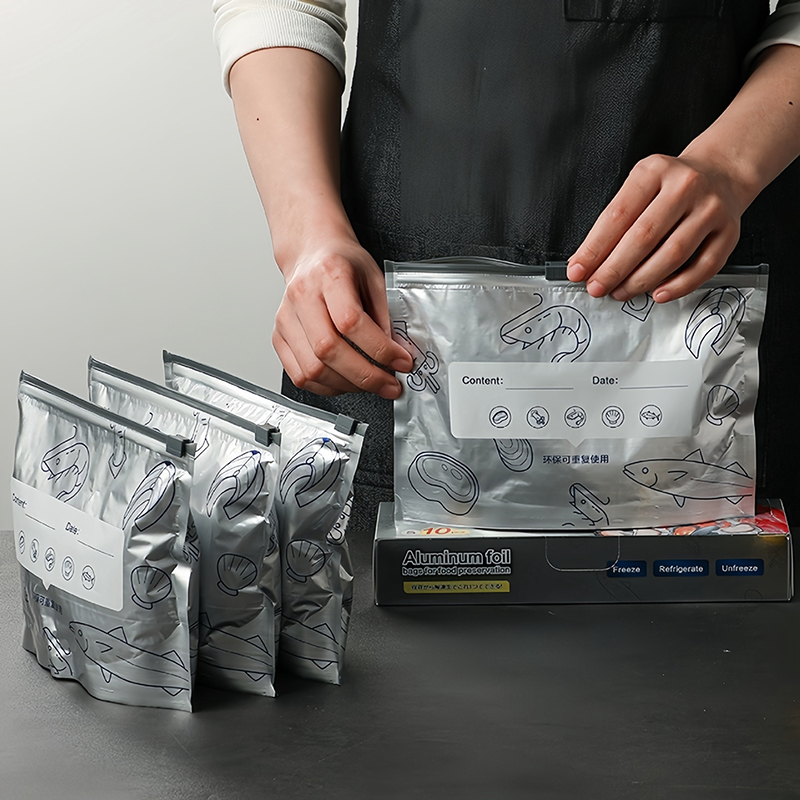 Borsa da 10 grandi sacchetti p - Food Storage Bags Zip Lock Pouch recensione e prezzo