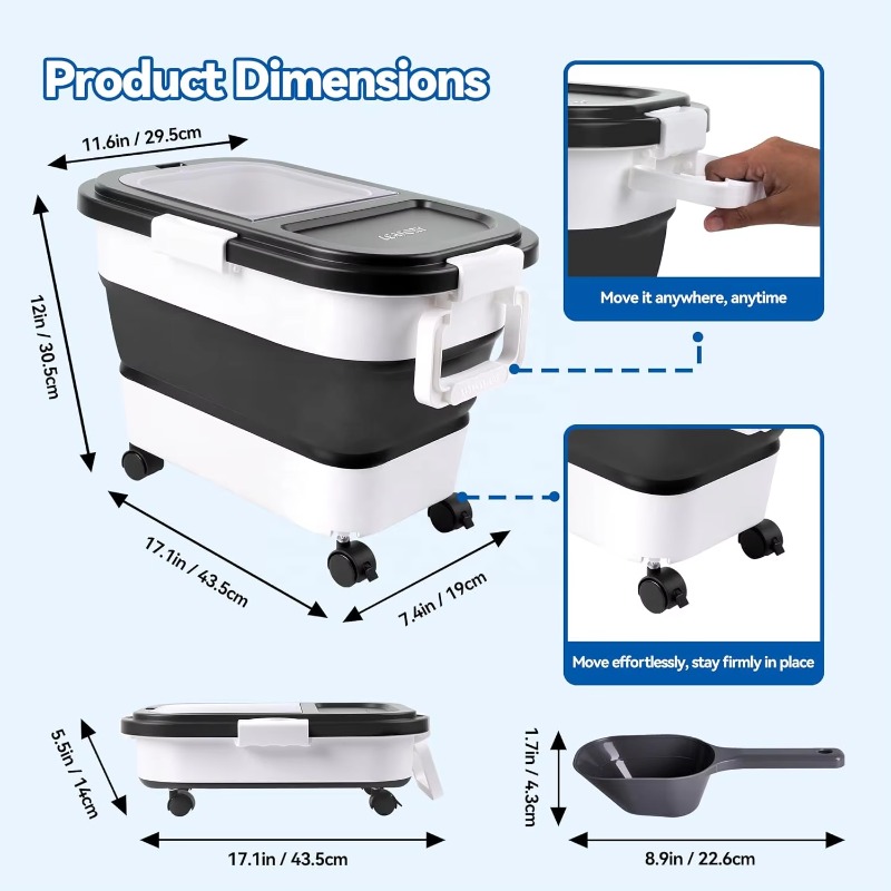 Contenitore per Cibo per Cani  - Food Storage Pet recensione e prezzo
