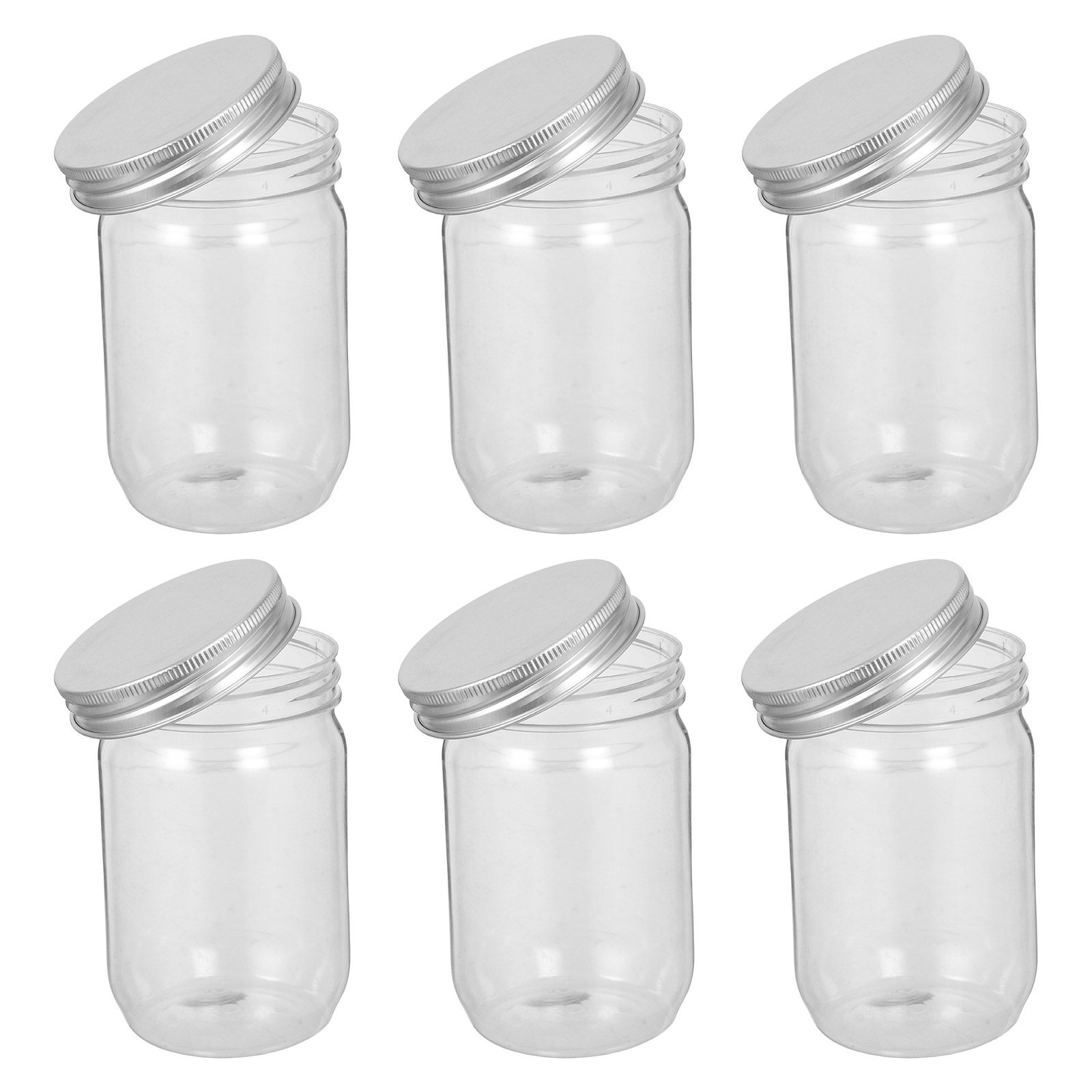 Set di 6 Barattoli in Plastica - Food Storage Jars With Lids recensione e prezzo