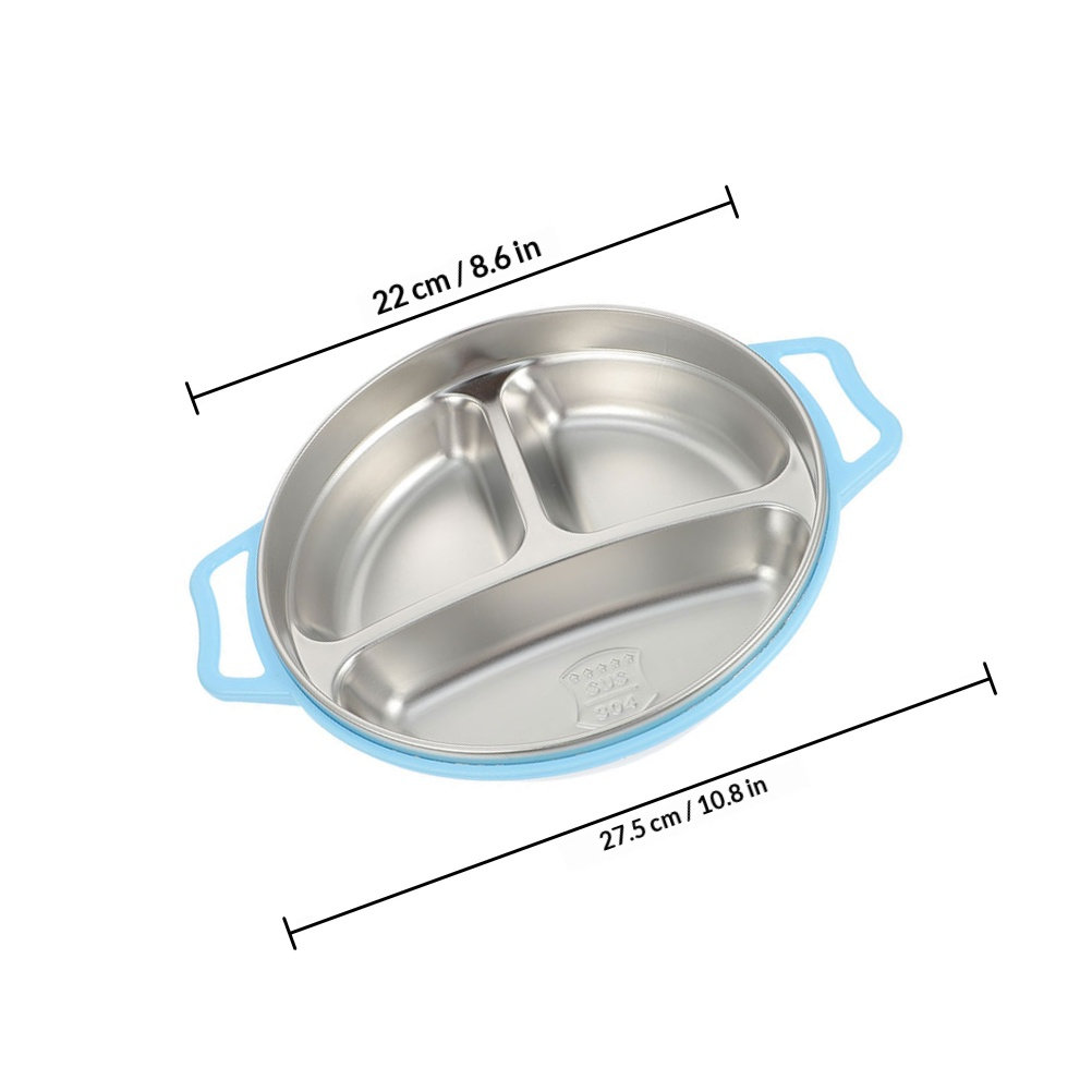 Piatto per bambini in acciaio  - Food Storage In Stainless Steel recensione e prezzo