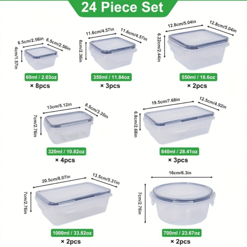 Set di 48 Contenitori per Alim - Food Storage Tank recensione e prezzo