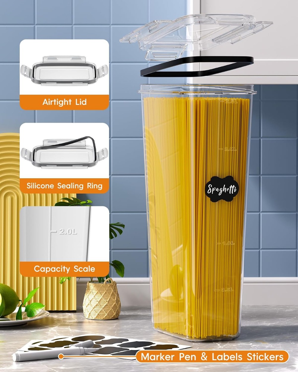 Set di 24 Contenitori Ermetici - Food Storage And Containers recensione e prezzo